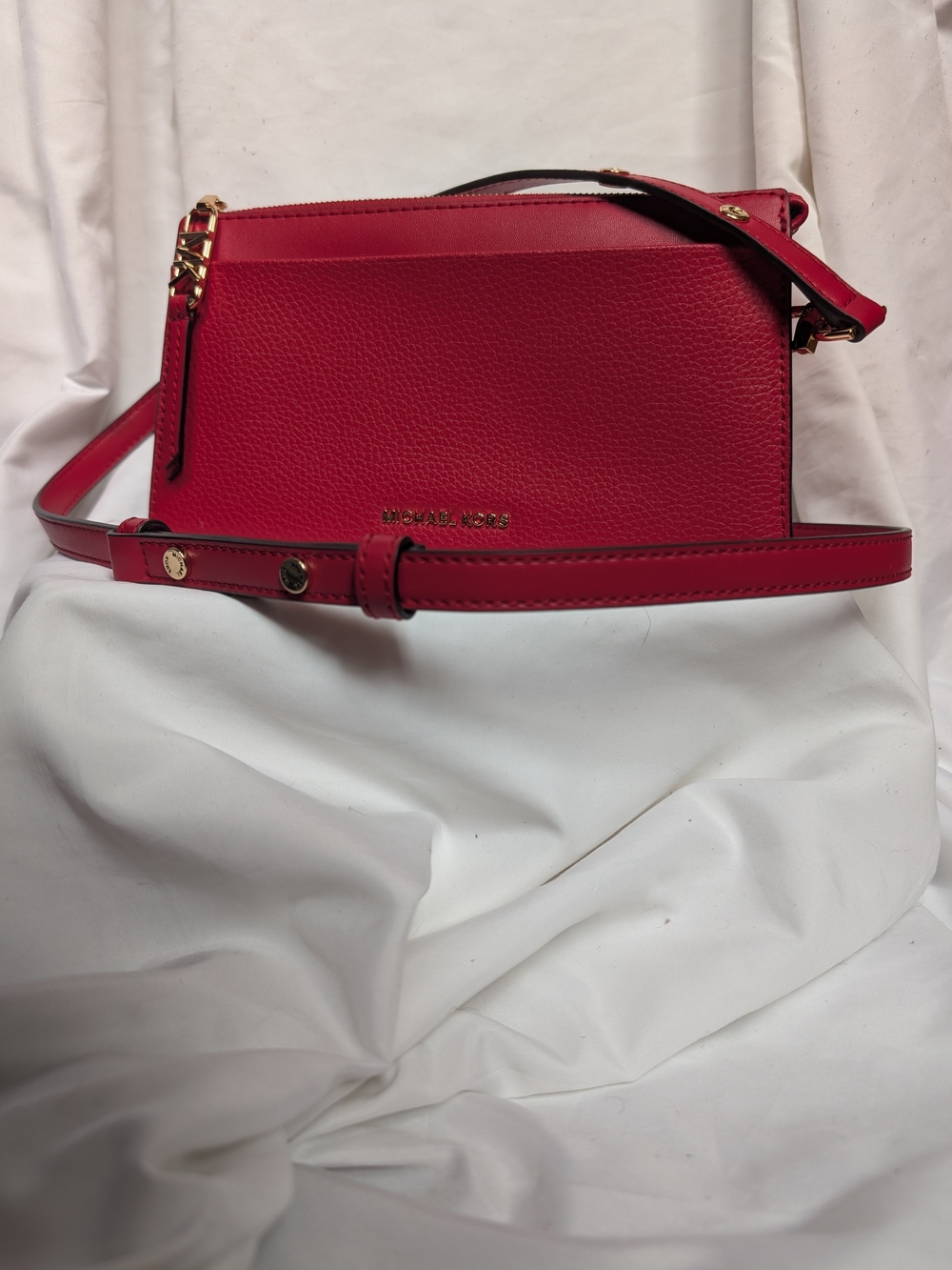 MK Empire Large Leather Convertible Crossbody